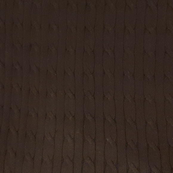 Women's Lauren Ralph Lauren Cable Knit Sweater Size M With Black Embellished - Picture 8 of 10